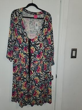 Betsy Johnson Plus Size Dress Size 5x Floral
